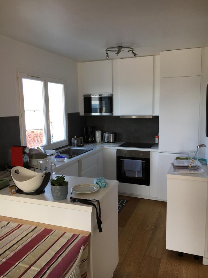 Bel Appartement Vue Mer - 1Er Rang Front De Mer Saint-Jean-de-Luz Exteriör bild