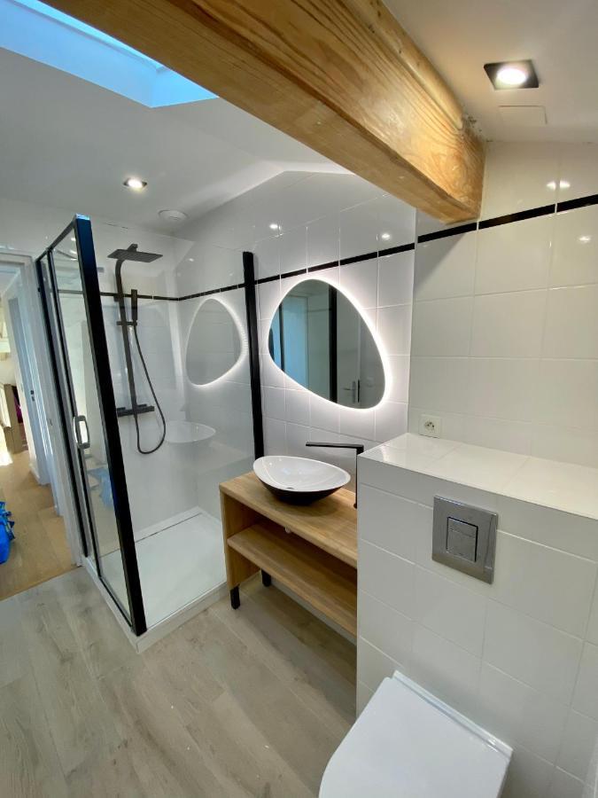 Bel Appartement Vue Mer - 1Er Rang Front De Mer Saint-Jean-de-Luz Exteriör bild